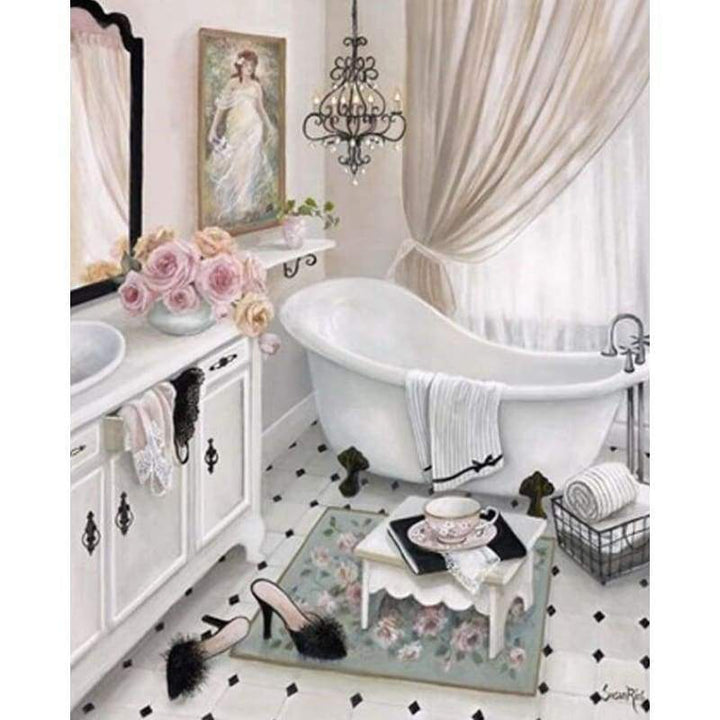 Bathtub 3 - Full Drill Diamond Painting - Special Order - 