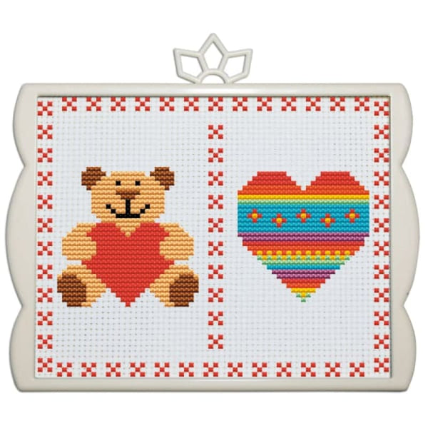 Bear and love - 11CT / 17×14