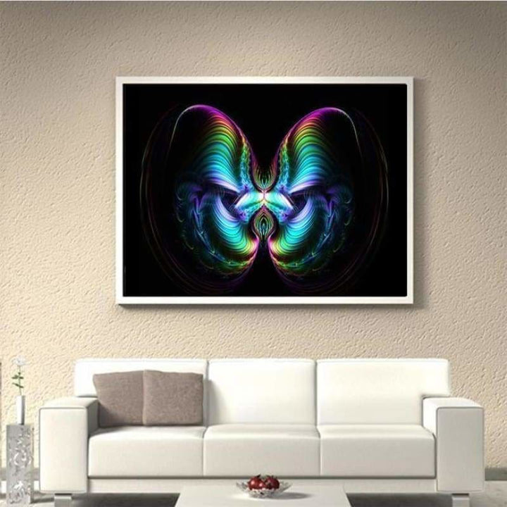 Full Drill - 5D DIY Diamond Painting Kits Abstract Colorful Butterfly - NEEDLEWORK KITS