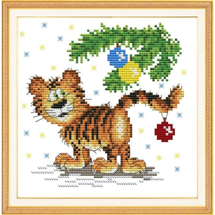 Christmas tiger