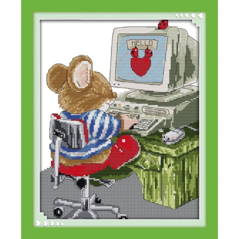 Computer and rat – NEEDLEWORK KITS