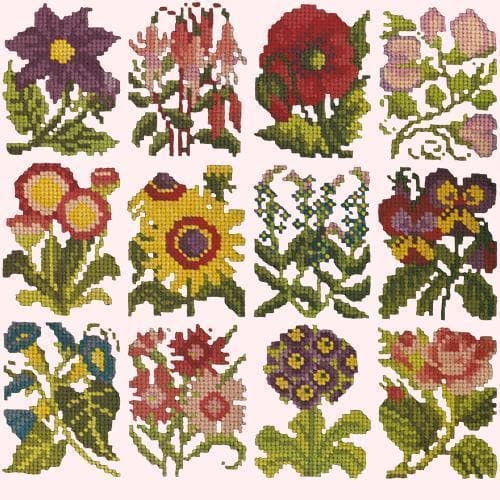 Cottage Garden Favourites - NEEDLEWORK KITS