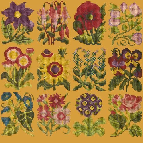 Cottage Garden Favourites - NEEDLEWORK KITS