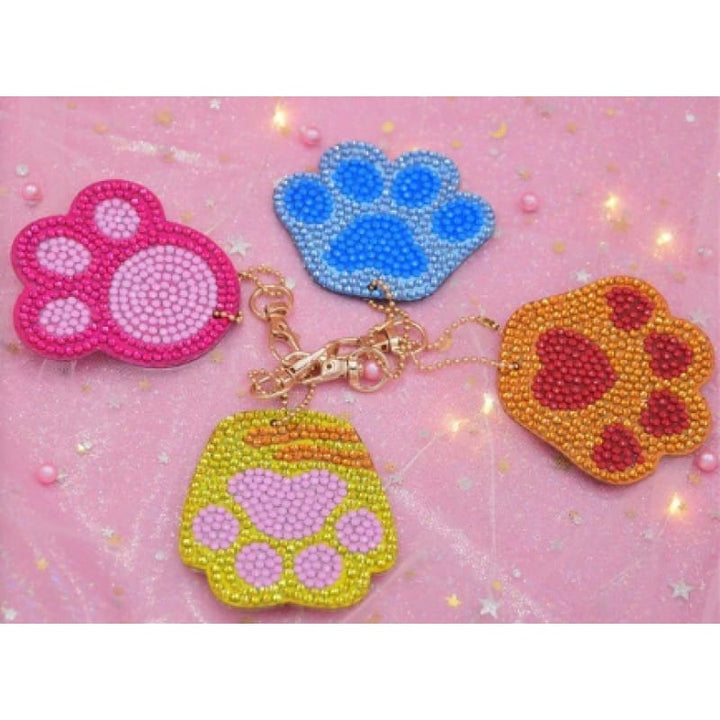 Dog Paw Keychain - NEEDLEWORK KITS