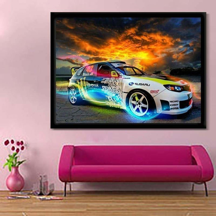 Dream Popular Formula 1 Racing Car Diamond Painting Kits 