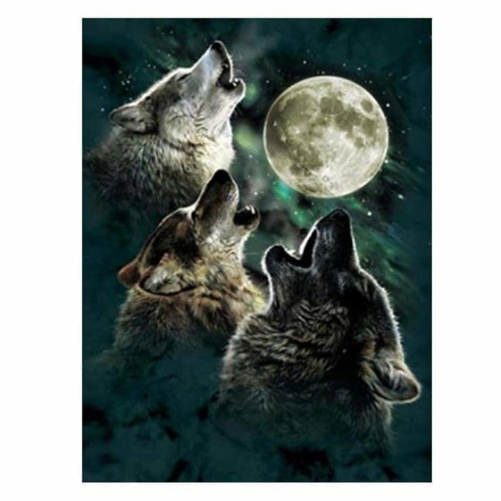 Dream Wolf Pattern Full Drill - 5D Diy Diamond Painting Kits