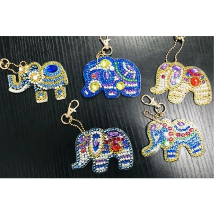 Elephant Keychain - NEEDLEWORK KITS