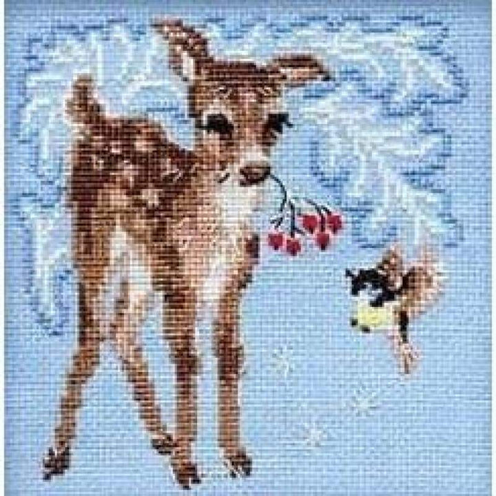 Fawn In The Snow - NEEDLEWORK KITS