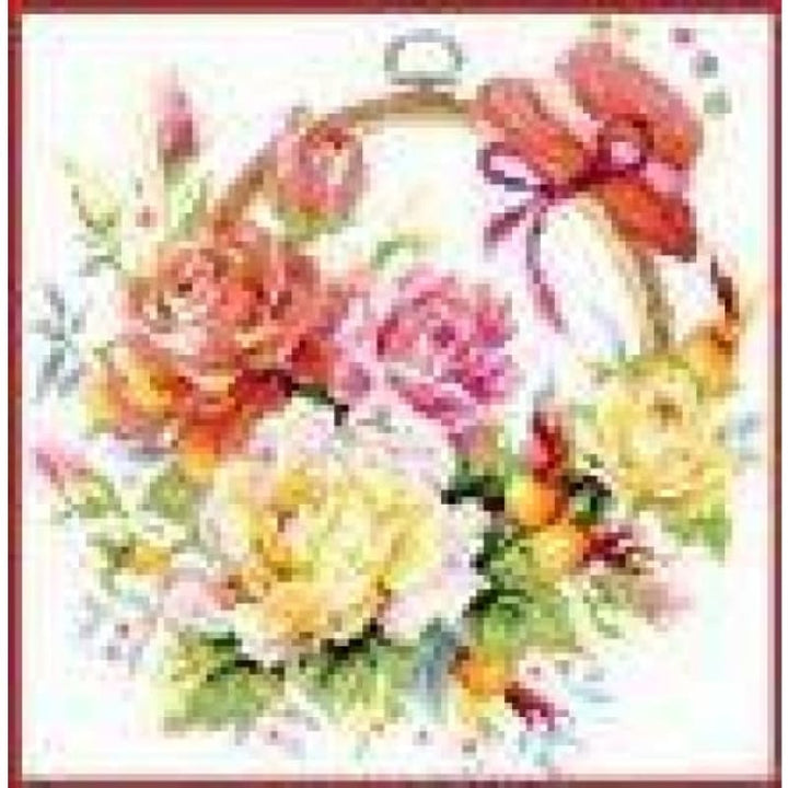 Flower Basket - Rose