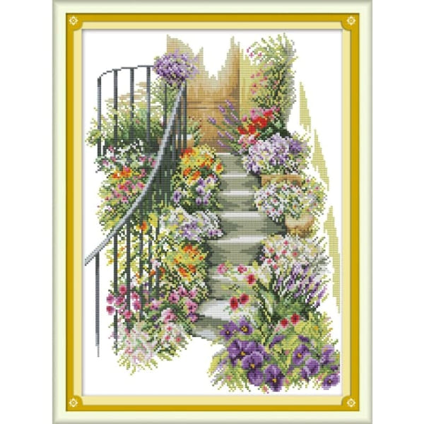 Flower stairs
