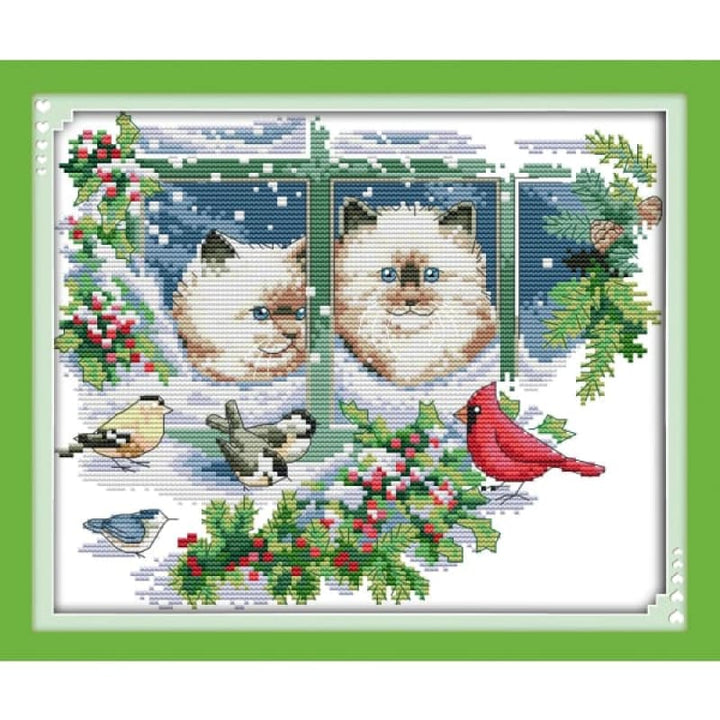 Four seasons cats(4)-Winter