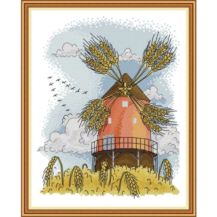 Four seasons windmill - autumn