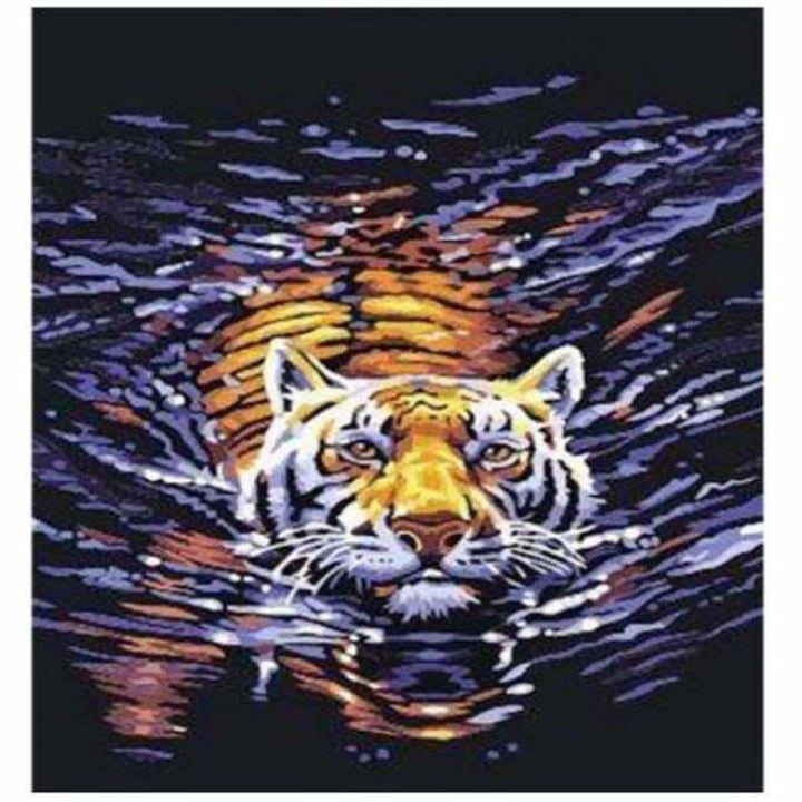 Full Drill - 5D Diamond Painting Kits Animal Swimming in the