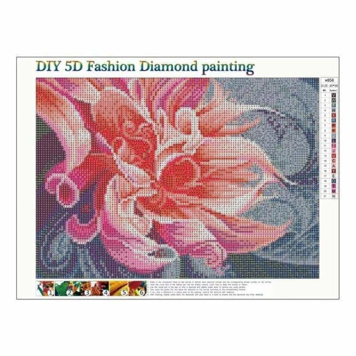 Full Drill - 5D Diamond Painting Kits Beautiful Pink 