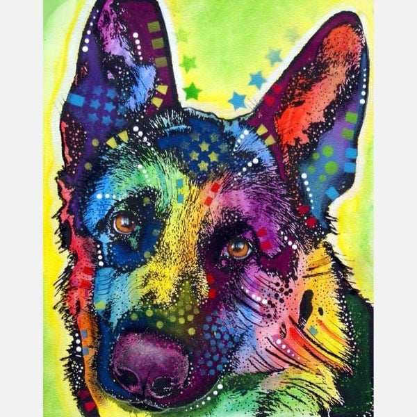 Full Drill - 5D Diamond Painting Kits Bedazzled Dog 