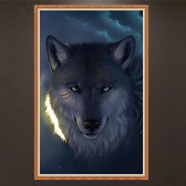 Full Drill - 5D Diamond Painting Kits Cool Wolf - 777