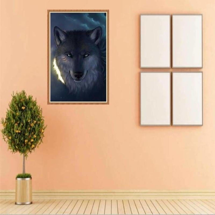 Full Drill - 5D Diamond Painting Kits Cool Wolf - 777