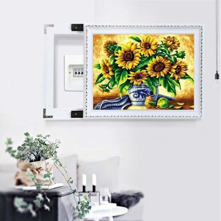 Full Drill - 5D Diamond Painting Kits Visional Sunflower in 