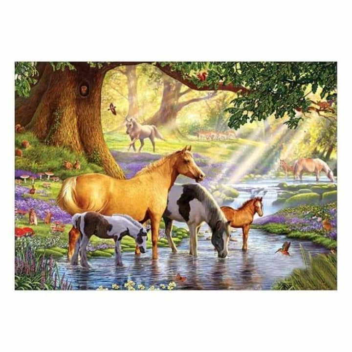 Full Drill - 5D Diamond Painting Kits Warm and Sweet Forest 