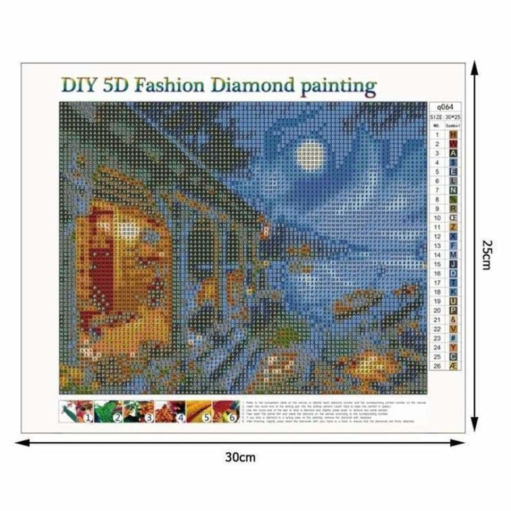 Full Drill - 5D DIY Diamond Painting Kits Beautiful Village 