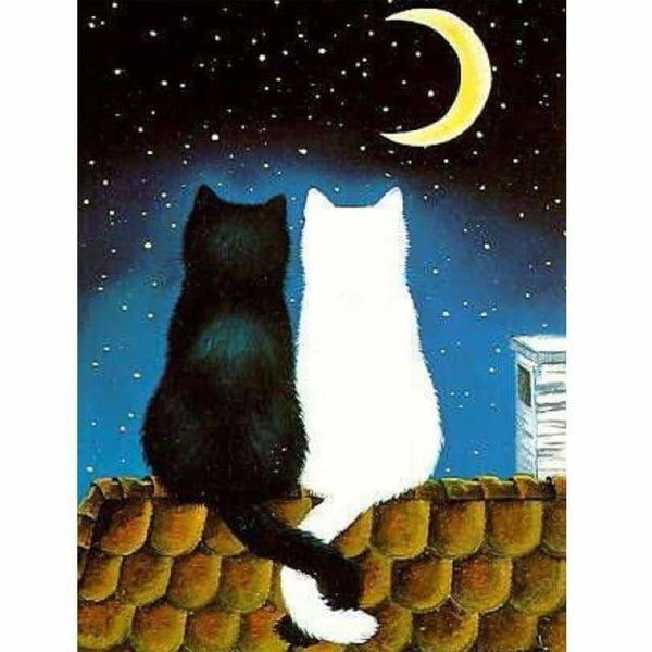 Full Drill - 5D DIY Diamond Painting Kits Cartoon Cats Lover