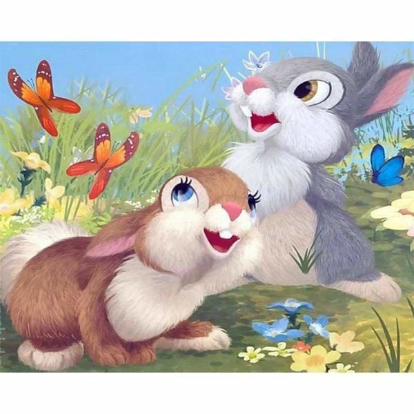 Rabbit Diamond Painting Kits – NEEDLEWORK KITS