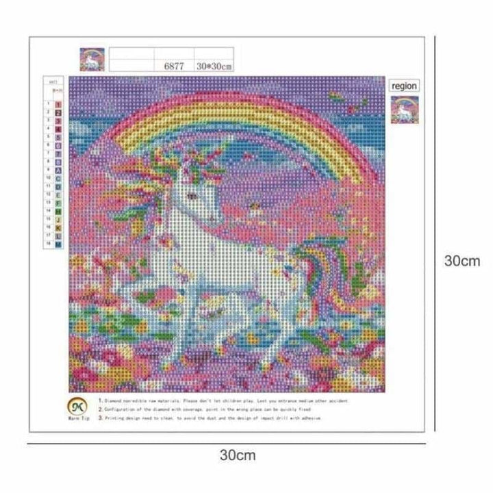 Full Drill - 5D DIY Diamond Painting Kits Cartoon Unicorn 