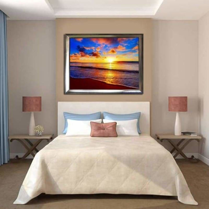 Full Drill - 5D DIY Diamond Painting Kits Fantastic Sunset 