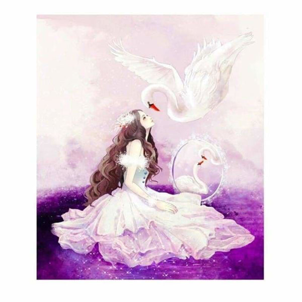 Full Drill - 5D DIY Diamond Painting Kits Fantasy Dream Swan