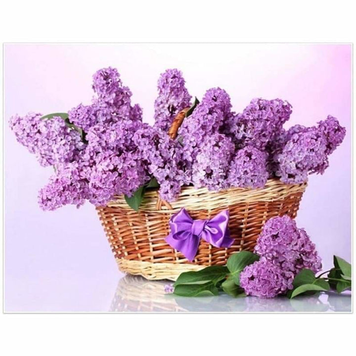 Full Drill - 5D DIY Diamond Painting Kits Lavender Blanket -