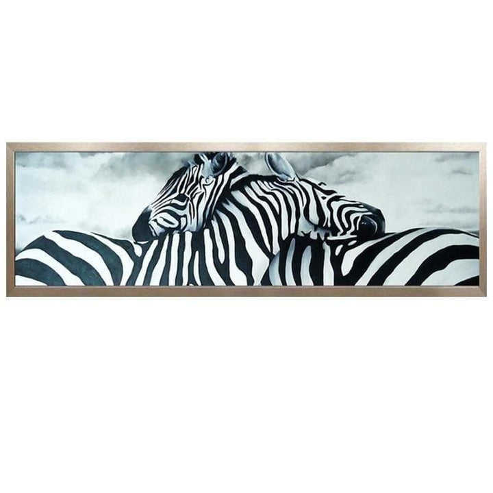 Full Drill - 5D DIY Diamond Painting Kits Loving Zebras - L3