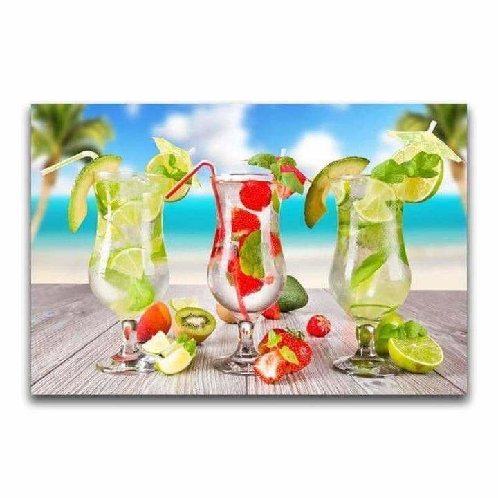 Full Drill - 5D DIY Diamond Painting Kits Summer Beach Fruit