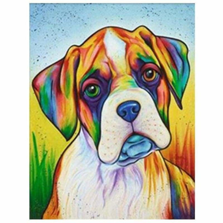 Full Drill - 5D DIY Diamond Painting Kits Watercolor Pet Dog