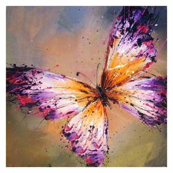 Full Drill - 5D DIY Diamond Painting Kits Watercolor Purple 