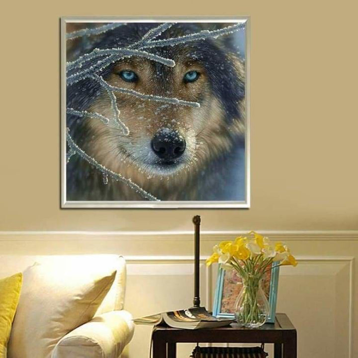 Full Drill - 5D DIY Diamond Painting Kits Winter Cool Wolf