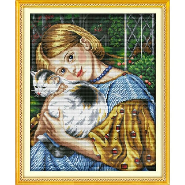 Girl and cat (3)