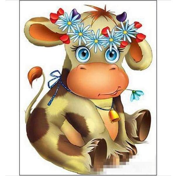 Happy Cow - Full Drill Diamond Painting - Special Order - 