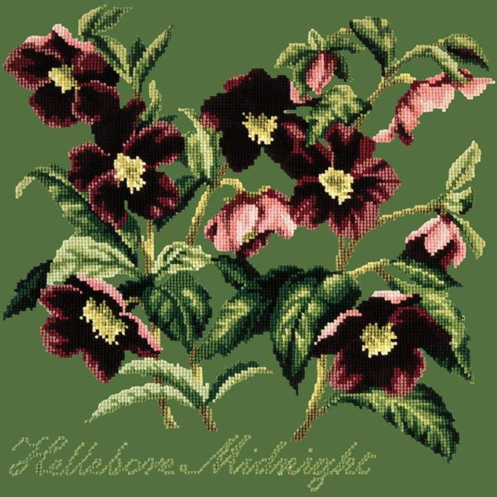 Hellebore Midnight - NEEDLEWORK KITS