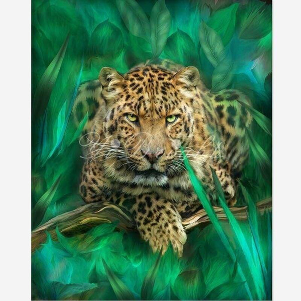 Hot Sale Animal Portrait Leopard Full Drill - 5D Diy Diamond
