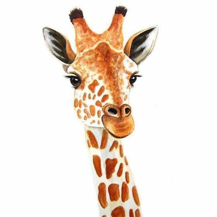 Full Drill - 5D DIY Diamond Painting Kits Cartoon Giraffe - NEEDLEWORK KITS