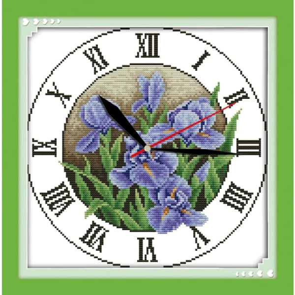 Iris clock face