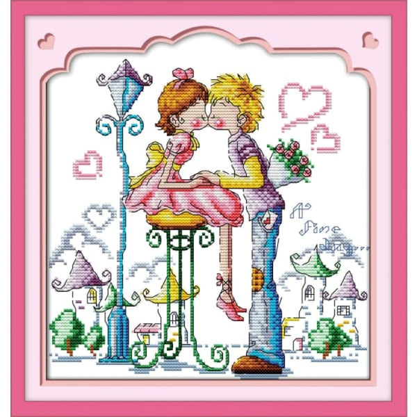 Kiss on the high chair