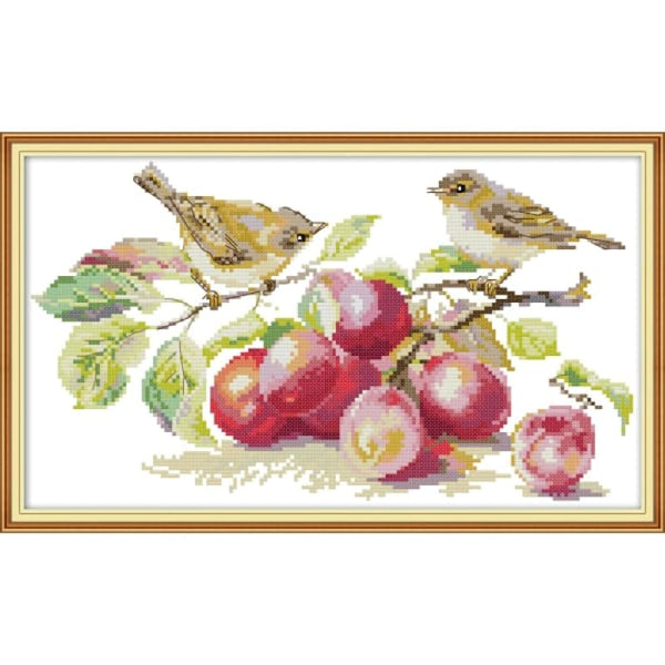 Little bird and apricot