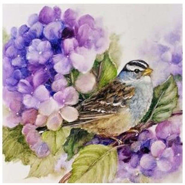 Full Drill - 5D DIY Diamond Painting Kits Love Bird Flowers - NEEDLEWORK KITS