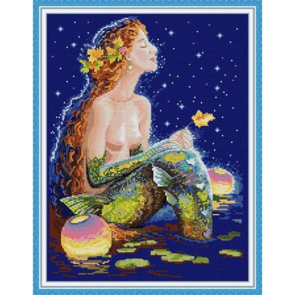 Mermaid under the stars