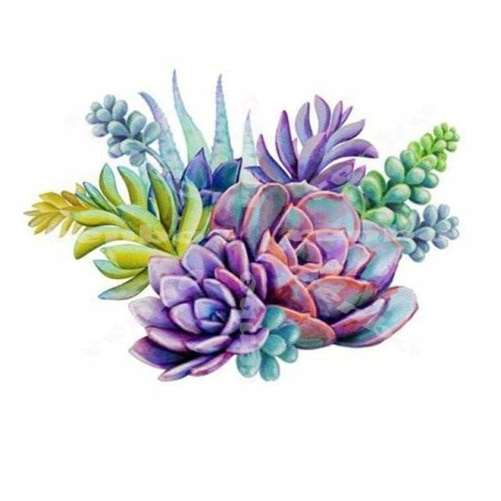 Modern Art Plant Cactus Full Drill - 5D Diy Diamond Painting