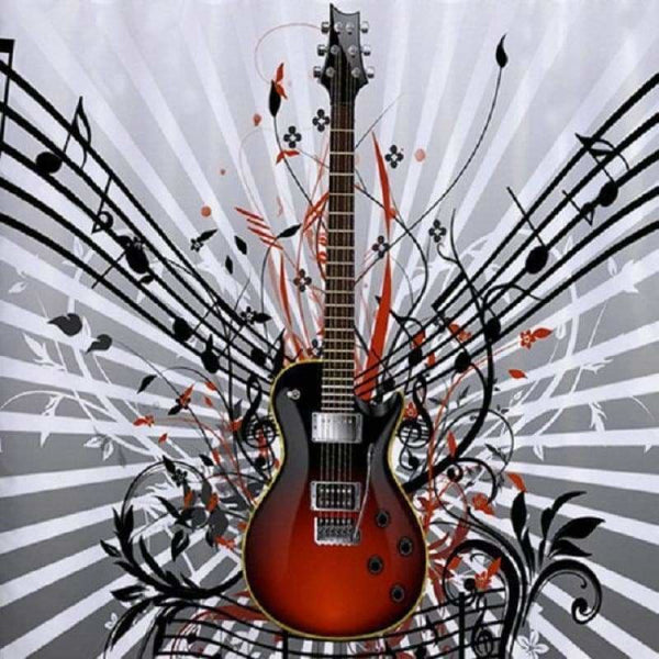 Music Guitarist Full Drill - 5D DIY Embroidery Diamond 