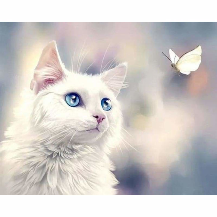 Full Drill - 5D DIY Diamond Painting Kits Cute Pet Cat - NEEDLEWORK KITS
