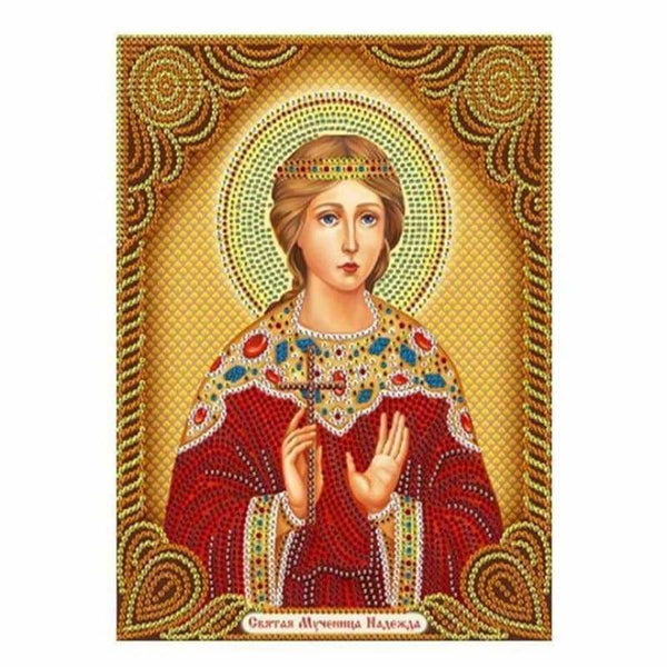 Full Drill - 5D DIY Diamond Painting Kits Heavenly Portrait Of Christianity Mother Mary - NEEDLEWORK KITS
