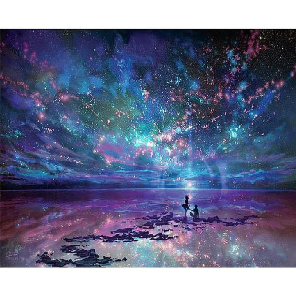 New Dream Night Starry Sky Landscape Full Drill - 5D Diamond